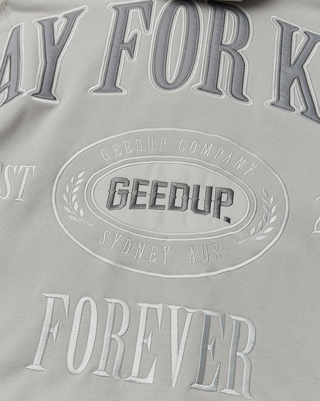 Authentic Geedup PFK Company Hoodie - Tonal Nardo Grey | Unique Supply Australia