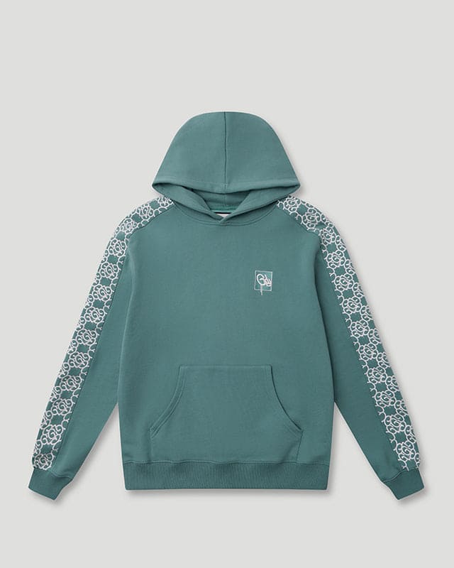 Authentic Geedup Mono Logo Tape Hoodie - Matcha | Unique Supply Australia