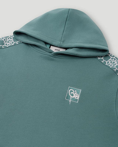 Authentic Geedup Mono Logo Tape Hoodie - Matcha | Unique Supply Australia