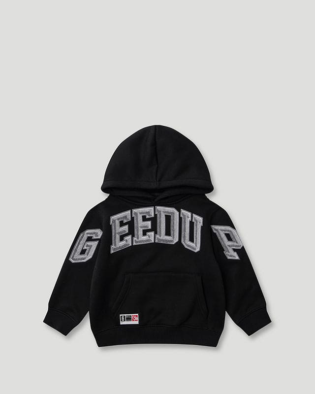 Authentic Geedup Team Logo 3D Lil Don Kids Hoodie - Black/Grey | Unique Supply Australia