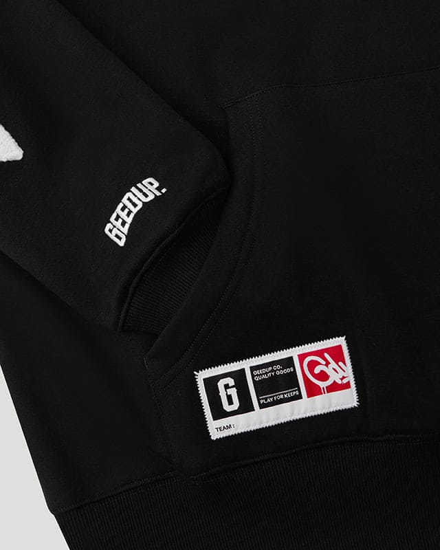 Authentic Geedup Wildstyle PFK O/S Hoodie - Black/White | Unique Supply Australia