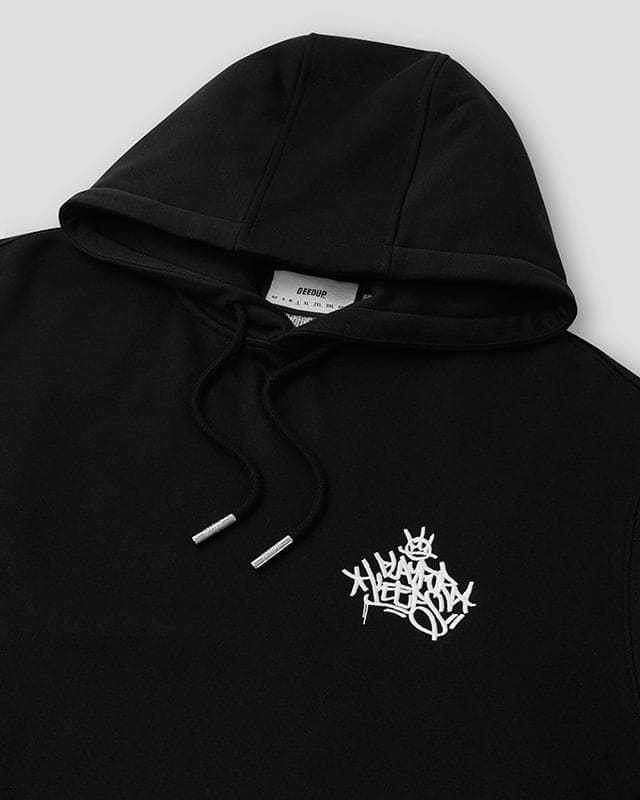 Authentic Geedup Wildstyle PFK O/S Hoodie - Black/White | Unique Supply Australia