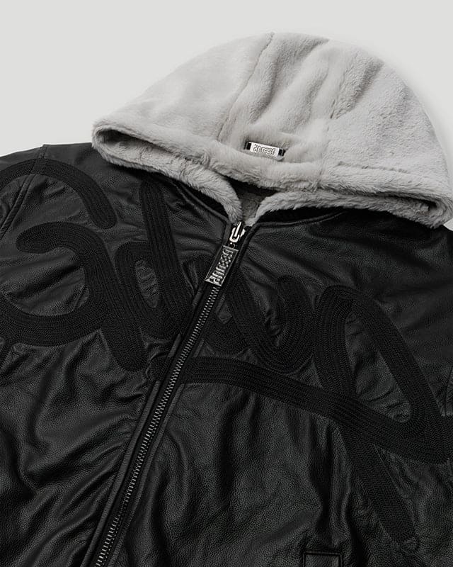 Authentic Geedup Handstyle Team Logo Reversible Leather/Faux Fur Jacket | Unique Supply Australia