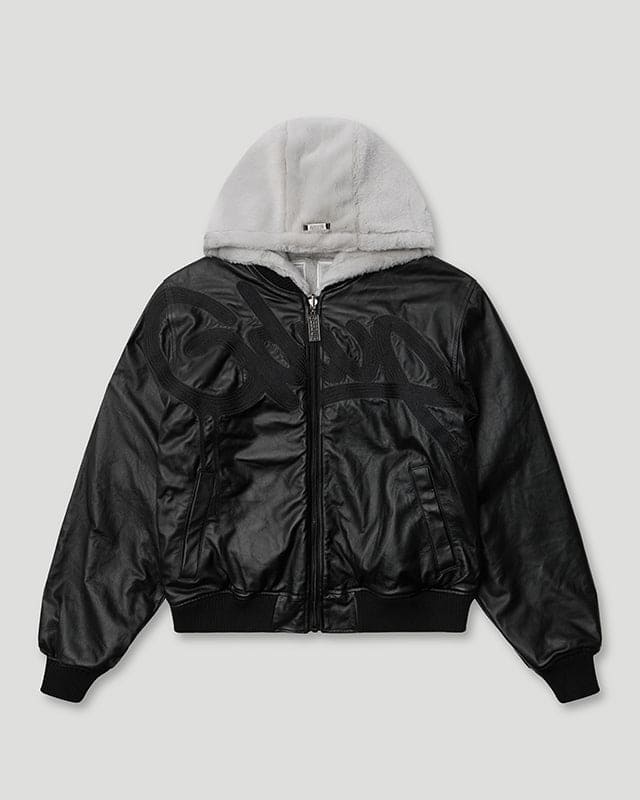 Authentic Geedup Handstyle Team Logo Reversible Leather/Faux Fur Jacket | Unique Supply Australia