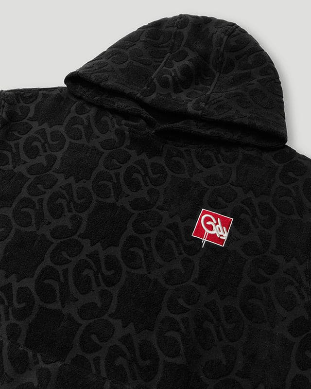 Authentic Geedup Mono Logo Jacquard Monogram Hoodie - Black | Unique Supply Australia