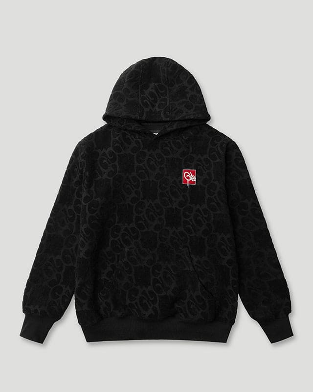 Authentic Geedup Mono Logo Jacquard Monogram Hoodie - Black | Unique Supply Australia