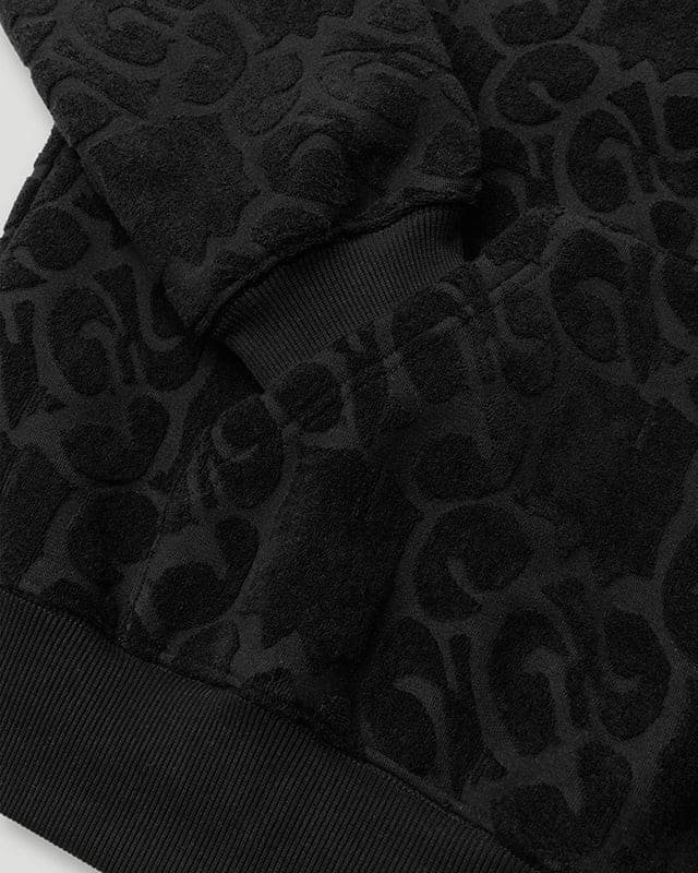 Authentic Geedup Mono Logo Jacquard Monogram Hoodie - Black | Unique Supply Australia