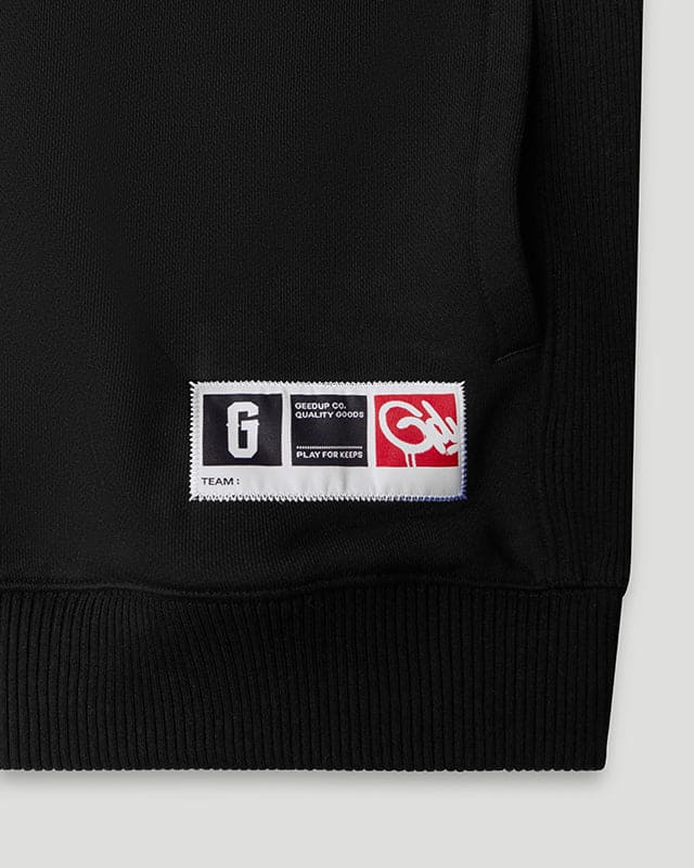 Authentic Geedup Ol' English Oversized Hoodie - Black | Unique Supply Australia