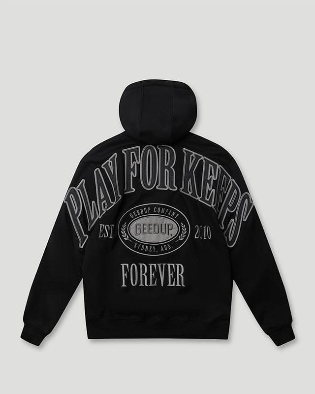 Authentic Geedup PFK Company Hoodie - Tonal Black | Unique Supply Australia