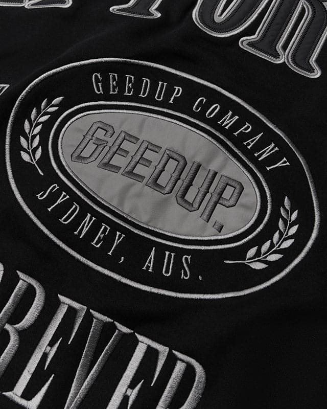Authentic Geedup PFK Company Hoodie - Tonal Black | Unique Supply Australia