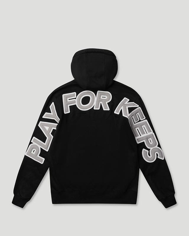 Authentic Geedup Play for Keeps O/S Hoodie - Black/Grey | Unique Supply Australia